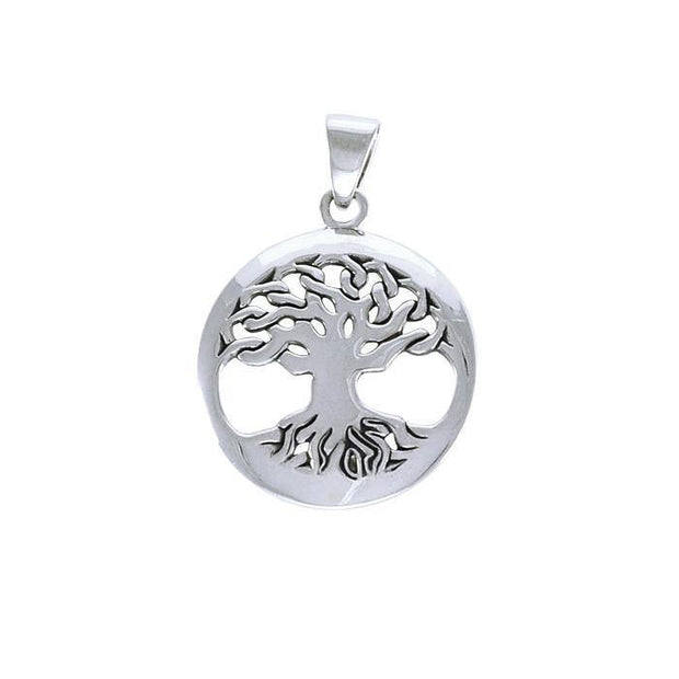 Find your solace in the Tree of Life ~ Sterling Silver Jewelry Pendant TPD3967