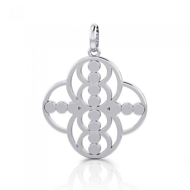 Energy Sterling Silver Hollow Pendant TPD3983