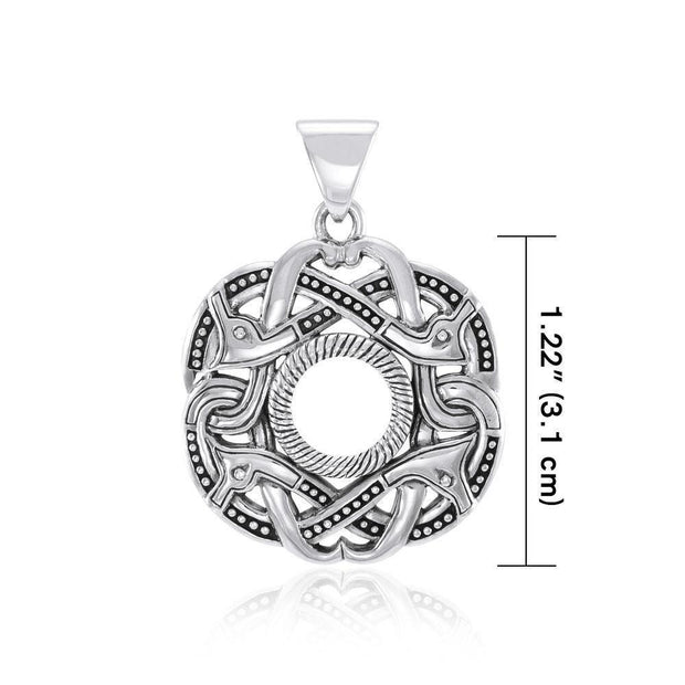 Celtic Knotwork Sterling Silver Pendant TPD403