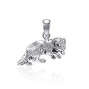 Fox Sterling Silver Pendant TPD4085 - Wholesale Jewelry