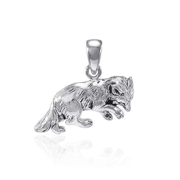 Fox Sterling Silver Pendant TPD4085