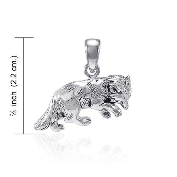 Fox Sterling Silver Pendant TPD4085