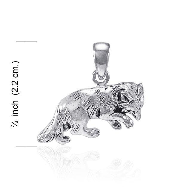 Fox Sterling Silver Pendant TPD4085 - Wholesale Jewelry