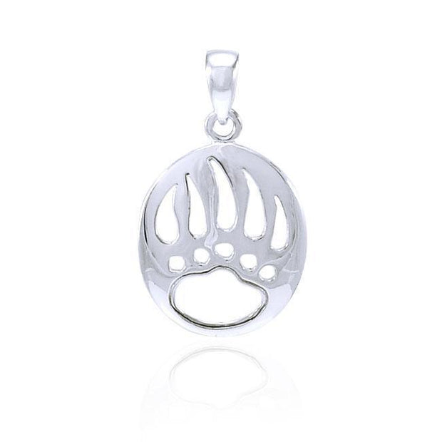 Bear Paw Sterling Silver Pendant TPD4090