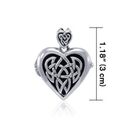 Celtic Heart Aroma Locket TPD4129 Pendant