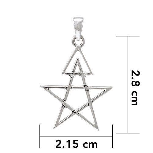 The Third Degree Pentacle Silver Pendant TPD4229