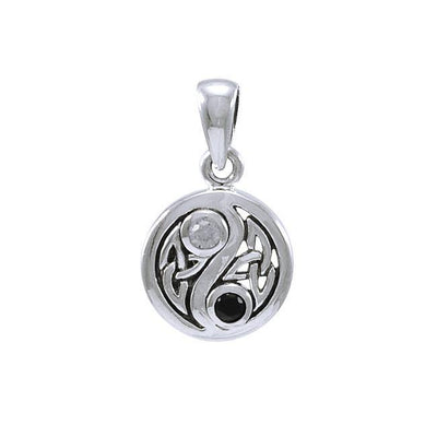 Celtic Knot in Yin Yang Symbol Pendant TPD4255