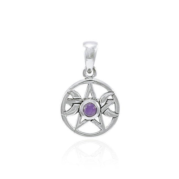 The Star with Double Crecesnt Moon Pendant TPD4268