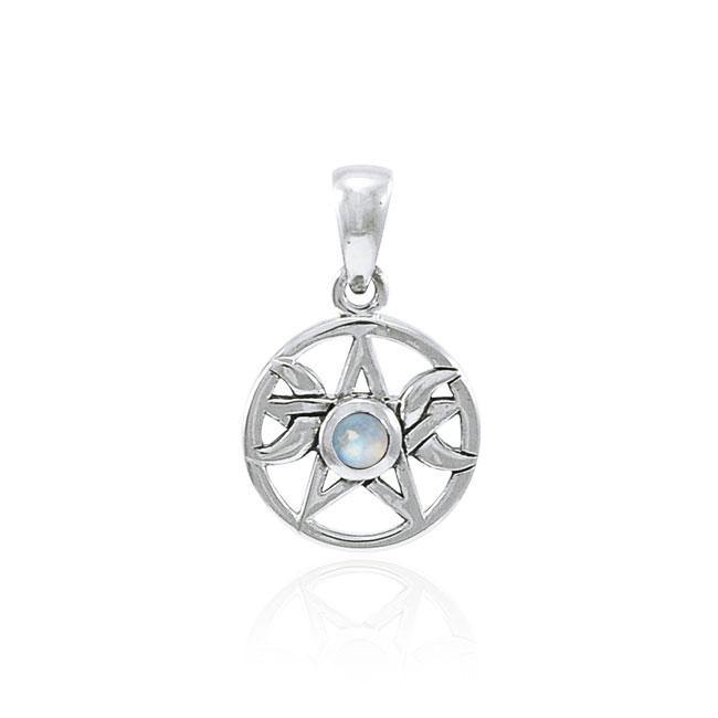 The Star with Double Crecesnt Moon Pendant TPD4268