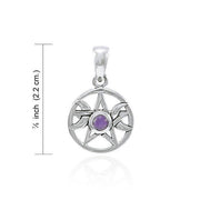 The Star with Double Crecesnt Moon Pendant TPD4268