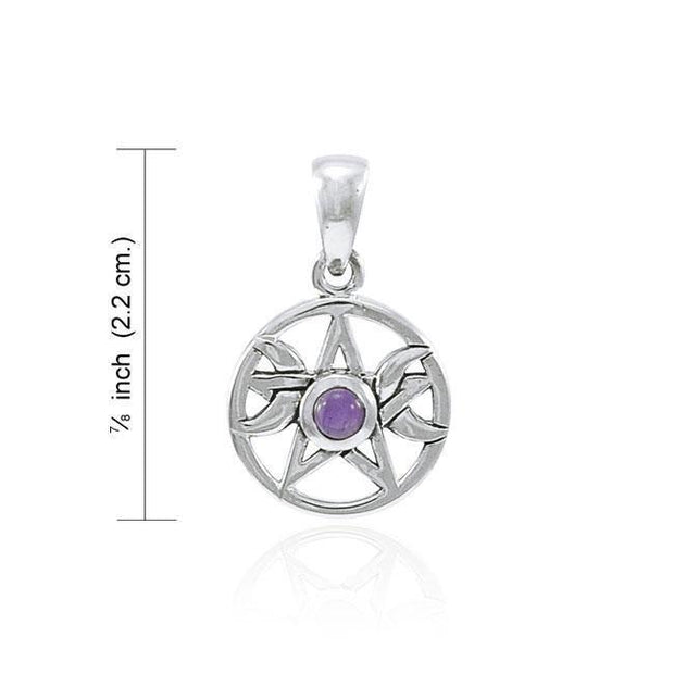 The Star with Double Crecesnt Moon Pendant TPD4268