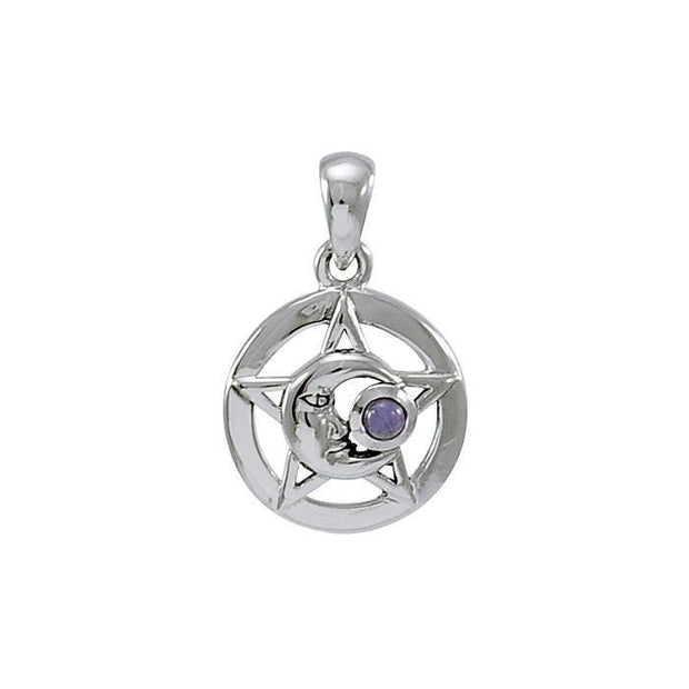 The Star with Double Crecesnt Moon Pendant TPD4269