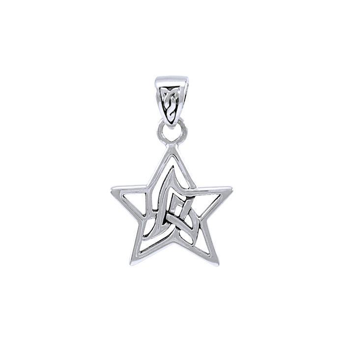 The Celtic Star Silver Pendant TPD4273
