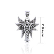 Wing Angel Sterling Silver Pendant TPD4276