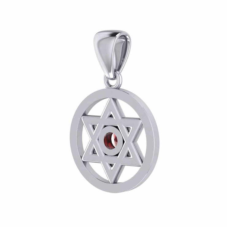 Star of David Sterling Silver Pendant TPD4297