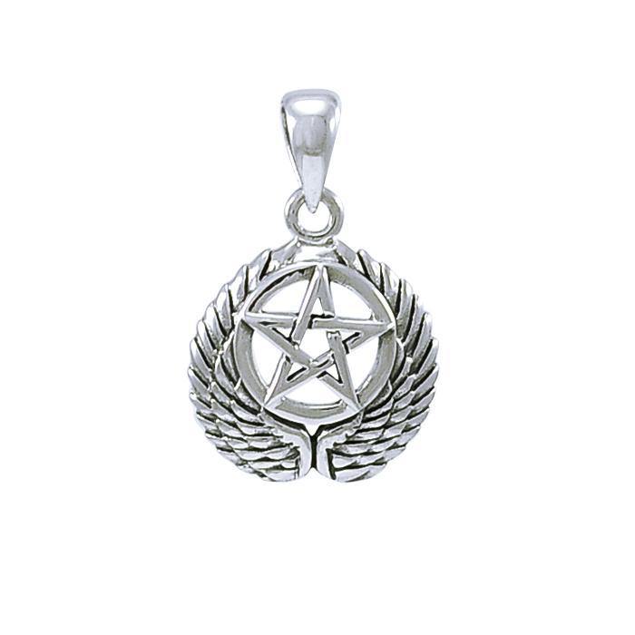 Wing The Star Sterling Silver Pendant TPD4305