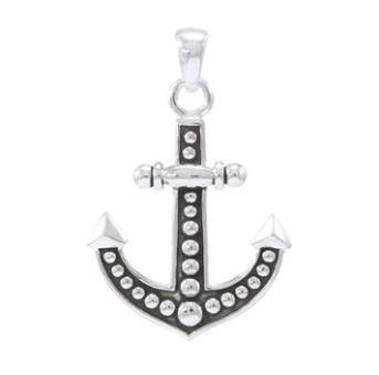 Anchor Sterling Silver Pendant TPD4377