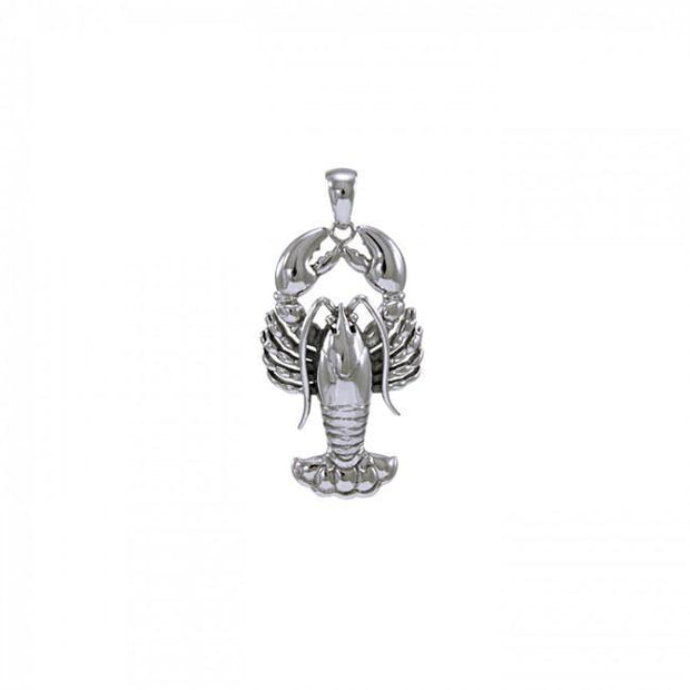 Large Lobster Silver Pendant TPD4381