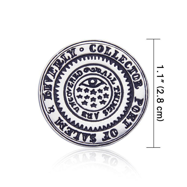 Port of Salem and Beverly Silver Coin TPD4429 Pendant