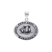 Town Seal - Marblehead Silver Pendant TPD4436