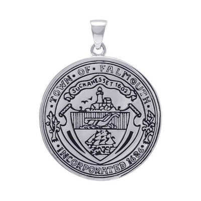 Town of Falmouth Silver Pendant TPD4441 Pendant