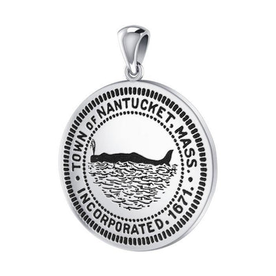 Town of Nantucket, MA Silver Pendant TPD4444