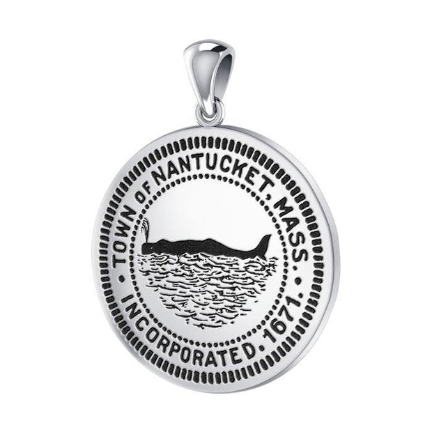 Town of Nantucket, MA Silver Pendant TPD4444