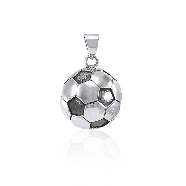Soccer Silver Pendant TPD4465
