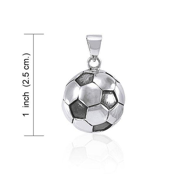 Soccer Silver Pendant TPD4465