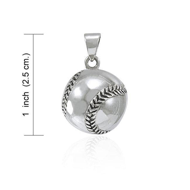 Baseball Silver Pendant TPD4467
