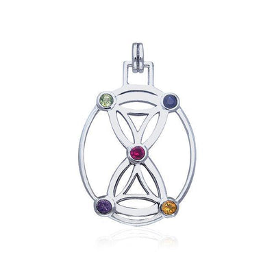 Hourglass Flower Of Life Pendant TPD449