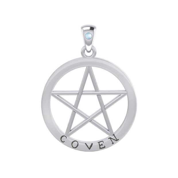 Coven Pentagram Silver Pendant TPD4506