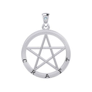 Craft Pentagram Silver Pendant TPD4508