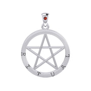 Ritual Pentagram Silver Pendant TPD4519