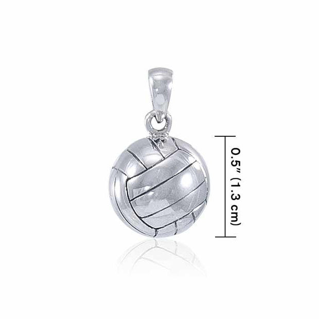 Volleyball Silver Pendant TPD4530
