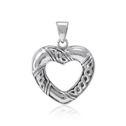Celtic Knot Heart Silver Pendant TPD4625