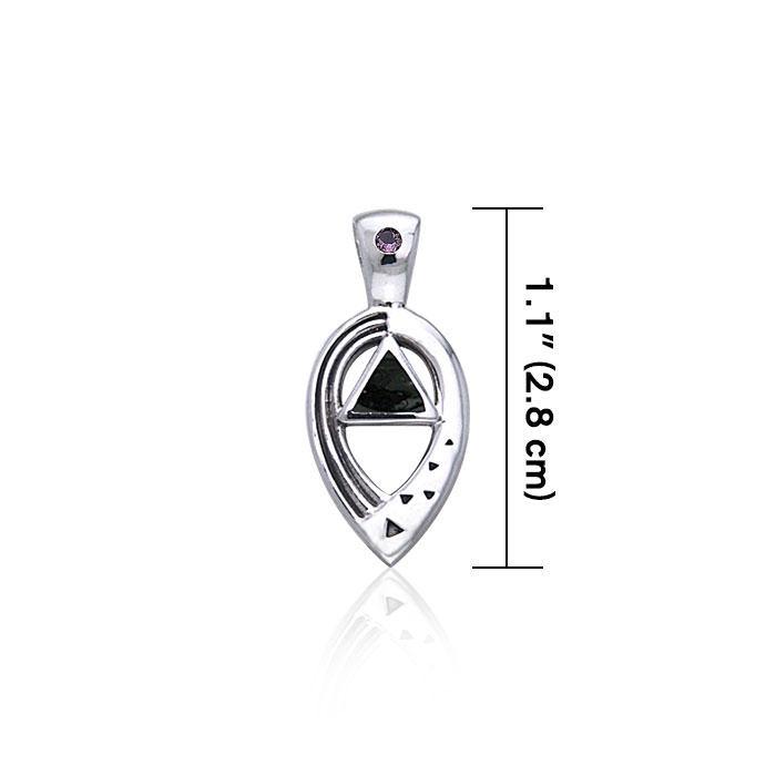 Power Triangle Silver Pendant TPD463