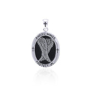 Angel Wings Medallion Pendant TPD4640