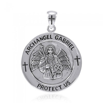 Archangel Gabriel Medallion Pendant TPD4642