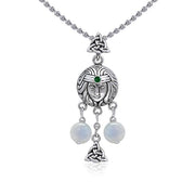 Celtic Trinity Goddess Sterling Silver Pendant TPD4729