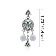 Celtic Trinity Goddess Sterling Silver Pendant TPD4729