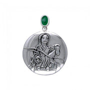 Epona Celtic Horse Goddess Sterling Silver Pendant TPD4743 Pendant