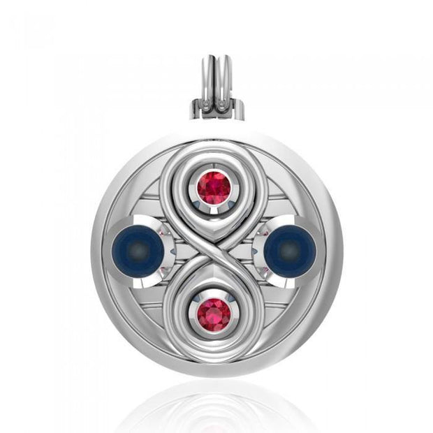 Relationship Sterling Silver Pendant with Gemstone TPD4807