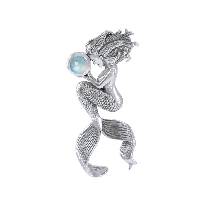 Mermaids Oracle Sterling Silver With Gemstone Pendant TPD4897
