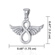Infinity Angel Wing Pendant TPD4950