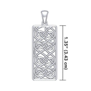 A meaningful inspiration worth the eternity ~ Sterling Silver Celtic Knotwork Pendant Jewelry TPD5073