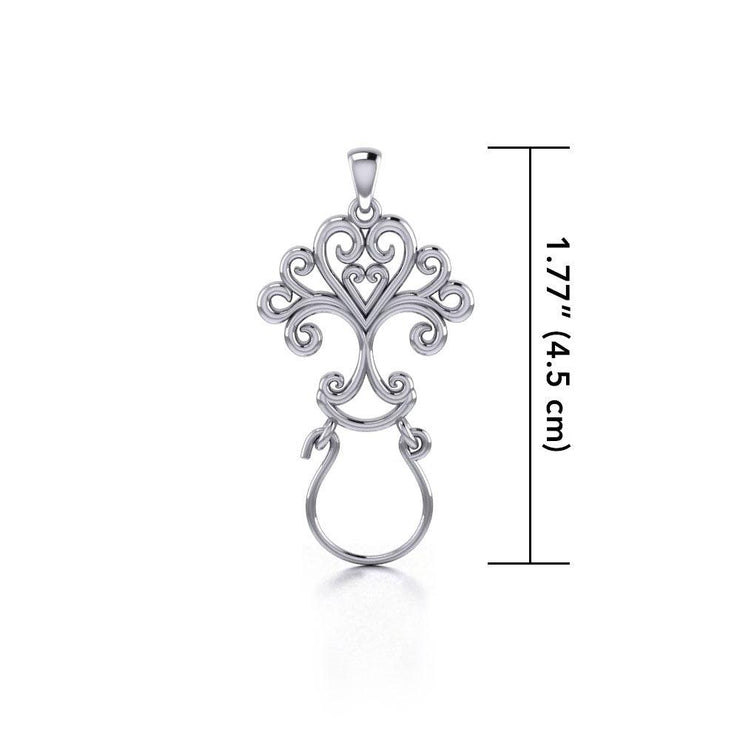 Celebrate Life with the Tree of Life Silver Charm Holder Pendant TPD5084
