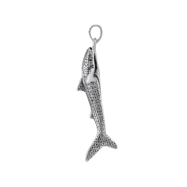 Small Whale Shark Silver Pendant TPD5197 Pendant