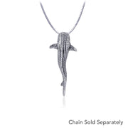 Small Whale Shark Silver with Hidden Bail Pendant TPD5198 Pendant