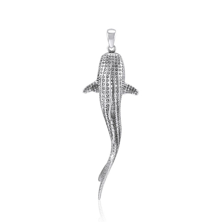 Large Whale Shark Silver Pendant TPD5199
